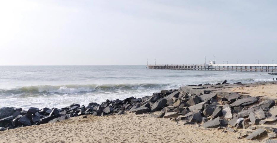 Promenade Beach, Pondicherry, India